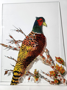 Pheasant on Glass, Melody Todnem, #145