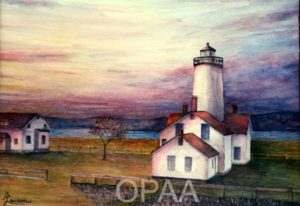 Sequim Lighthouse II, Allyne Lawson, #117