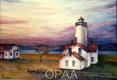 Sequim Lighthouse II, Allyne Lawson, #117