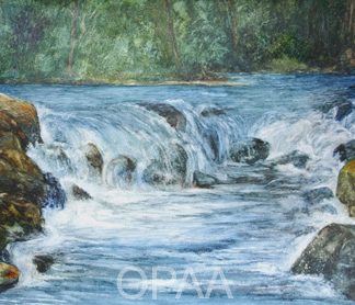 "Waterfalls, Buck Creek" by Allyne Lawson #154